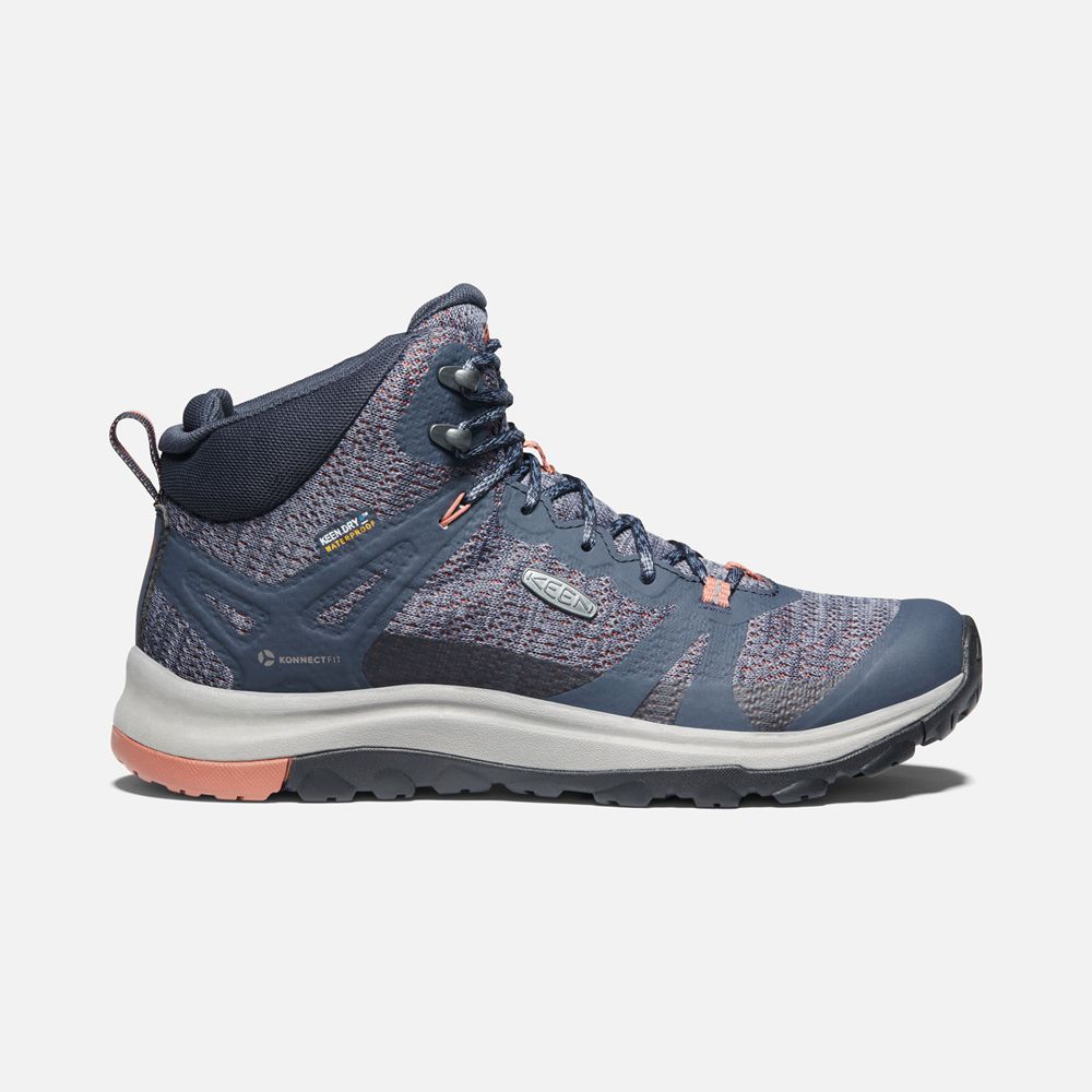 Keen Vandringskängor Dam Blå - Terradora Ii Waterproof - 519387QVD
